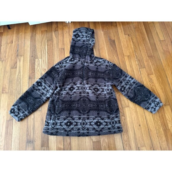 Koolaburra by UGG Cozy Sherpa 1/4 Zip Pullover Shacket Jacket Size L - Picture 1 of 4